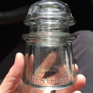 Vintage glass insulator
